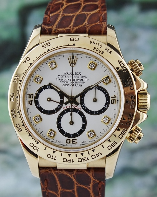 (image for) ROLEX 18K MEN YELLOW GOLD DAYTONA COSMOGRAPH INVERTED "6" / 16518